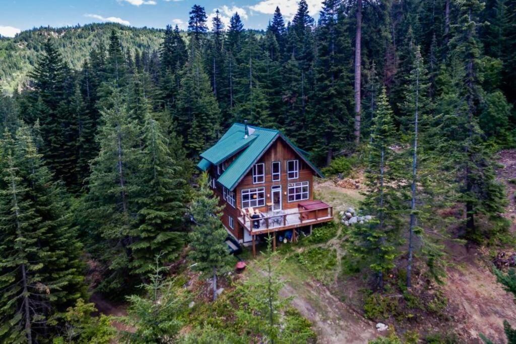 Hot Tub Cool Views: Roaring Creek Cabin Leavenworth Extérieur photo